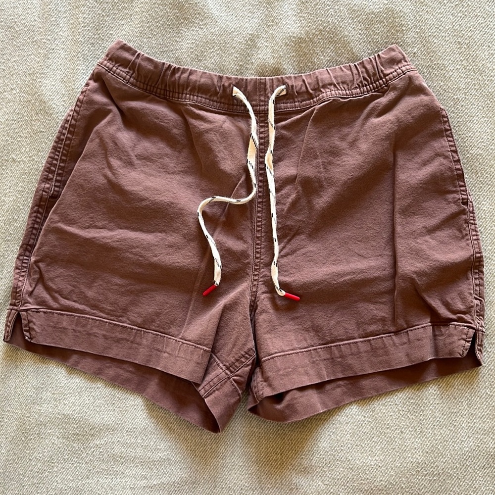 Topo Designs High Waisted Organic Cotton Shorts